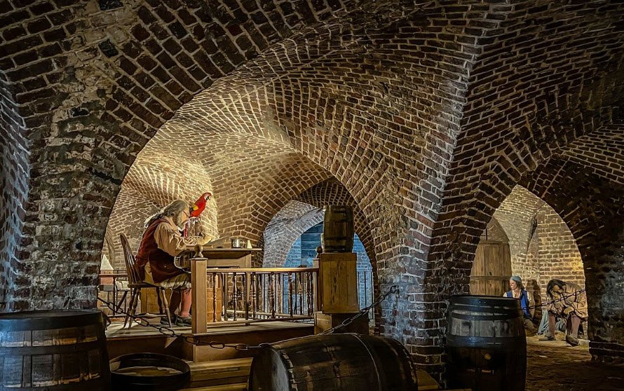 Old Exchange and Provost Dungeon, South Carolina, USA